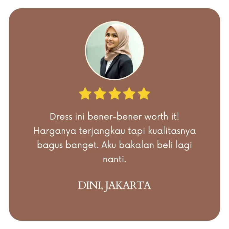 [25 Juni] Ameena Dress Testimonial 1