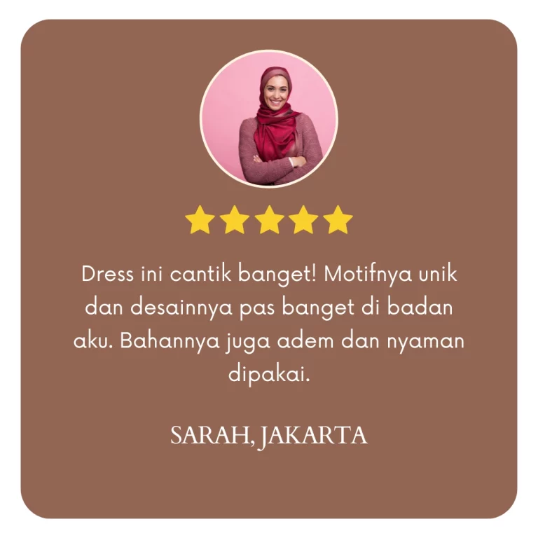 [25 Juni] Ameena Dress Testimonial 2